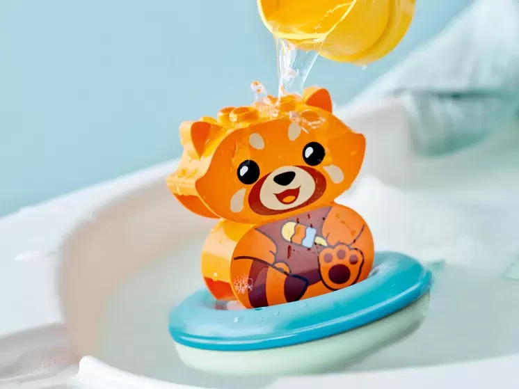 LEGO DUPLO 10964 Приключения в ванной: Красная панда на плоту, конструктор ЛЕГО