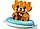 LEGO DUPLO 10964 Приключения в ванной: Красная панда на плоту, конструктор ЛЕГО, фото 6