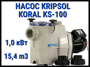 Насос для бассейна Kripsol Koral KS-100 c префильтром (Производительность 15,4 м3/ч)