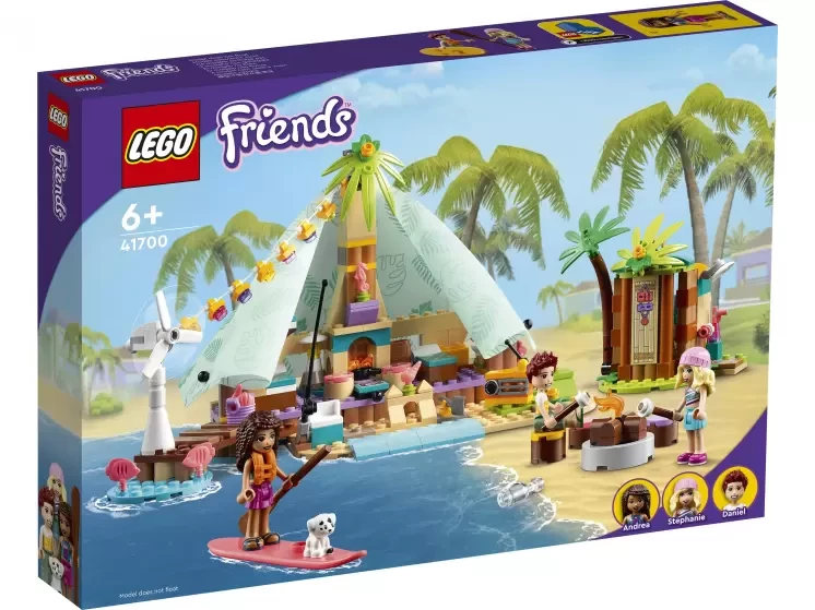 LEGO Friends 41700 Кэмпинг на пляже, конструктор ЛЕГО - фото 2 - id-p97131585