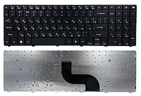 Клавиатура для ноутбука Packard Bell TM81/ 86/ 87/ 94/ TX86/ NV50, RU, черная