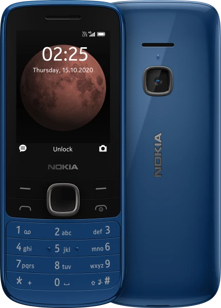 Nokia TA-1276 телефон NOKIA 225 DS 4G, BLUE, 2 SIM, 64 MB/128 MB