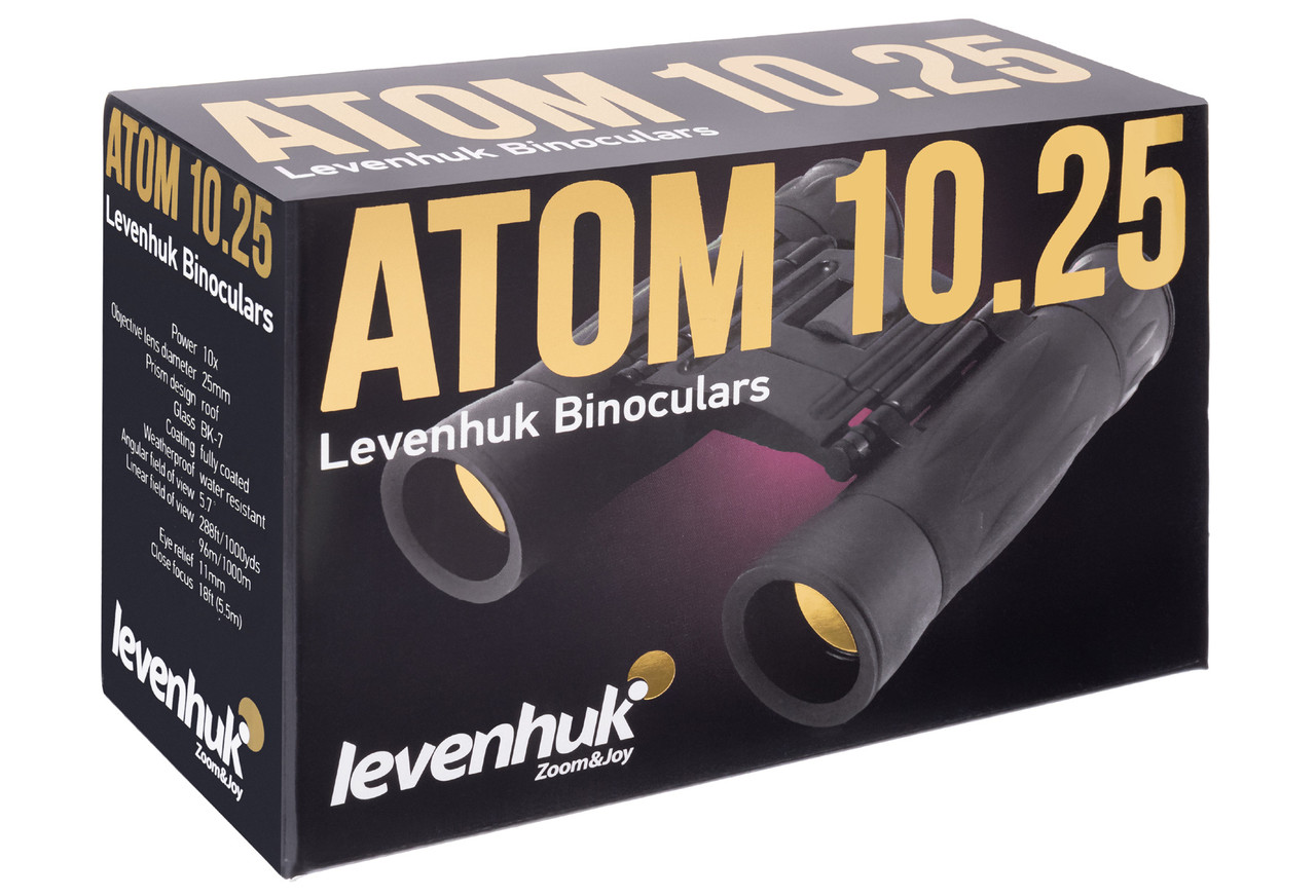 Бинокль Levenhuk Atom 10x25 - фото 5 - id-p97133322