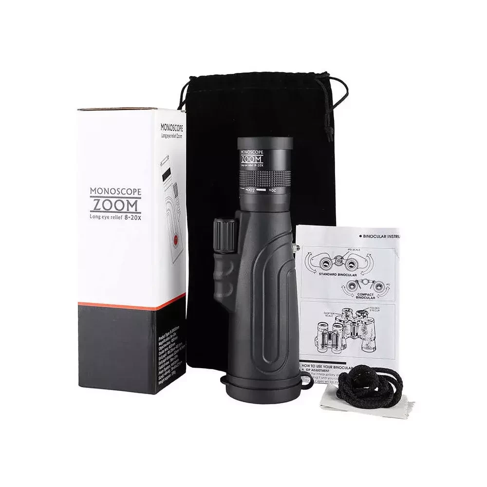 Монокуляр Super Zoom Monocular Telescope 8-20x50 - фото 3 - id-p97133356