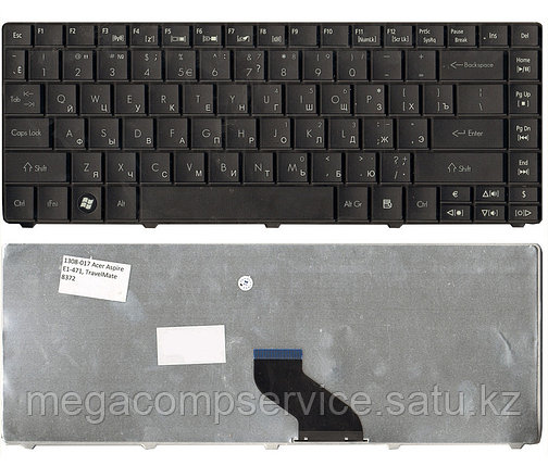 Клавиатура для ноутбука Acer TravelMate 8371/ 8471, RU, черная, фото 2