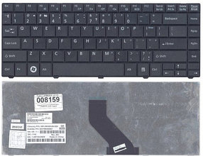 Клавиатура для ноутбука Fujitsu Lifebook LH530/ LH531/ LH520, ENG, черная