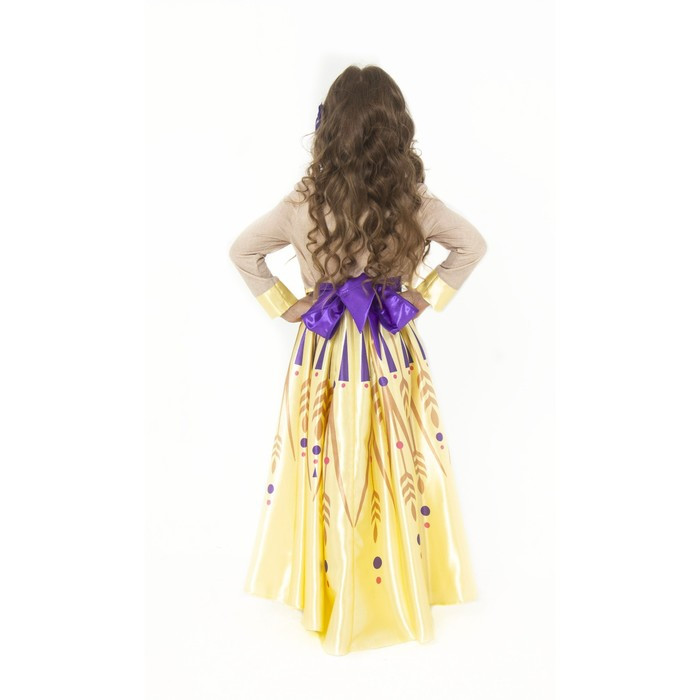Карнавальный костюм «Анна 2», платье, р. 30, рост 116 см - фото 3