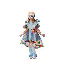Карнавальный костюм «Радуга Дэш», платье, головной убор, р. 28, рост 110 см