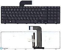 Клавиатура для ноутбука Dell Inspiron 17R N7110, RU, c подсветкой, черная