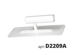 Кельма белая пластиковая овальная D2209A