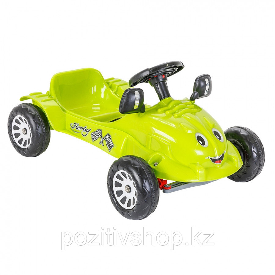 Детская педальная машина Pilsan Herby Car Зеленый - фото 1 - id-p97199433