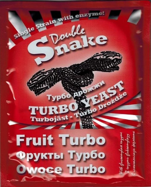 Спиртовые дрожжи DoubleSnake "Fruit Turbo", 50 г