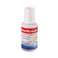 Корректирующая жидкость с кисточкой ErichKrause® Arctic white, 20мл (в пленке по 10 шт.)