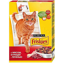 Сухой корм для кошек Friskies, с мясом, курицей и печенью, 400 г