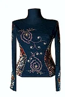 Женская Кофта Трикотаж с Декоративной Вышивкой 44-46 размера