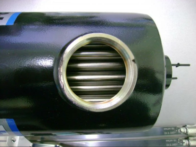 Теплообменник из нержавеющей стали Pahlen Maxi-Flo MF400 для бассейна (120 кВт, вертикальный) - фото 6 - id-p97213531