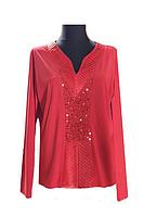Нарядная Блуза Красного Цвета 48-50 размера
