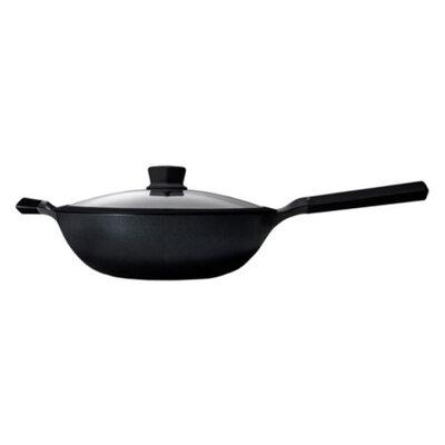 Сковорода с крышкой Xiaomi HuoHou Teflon Platinum Plus, 32cm, (HU0069), Black