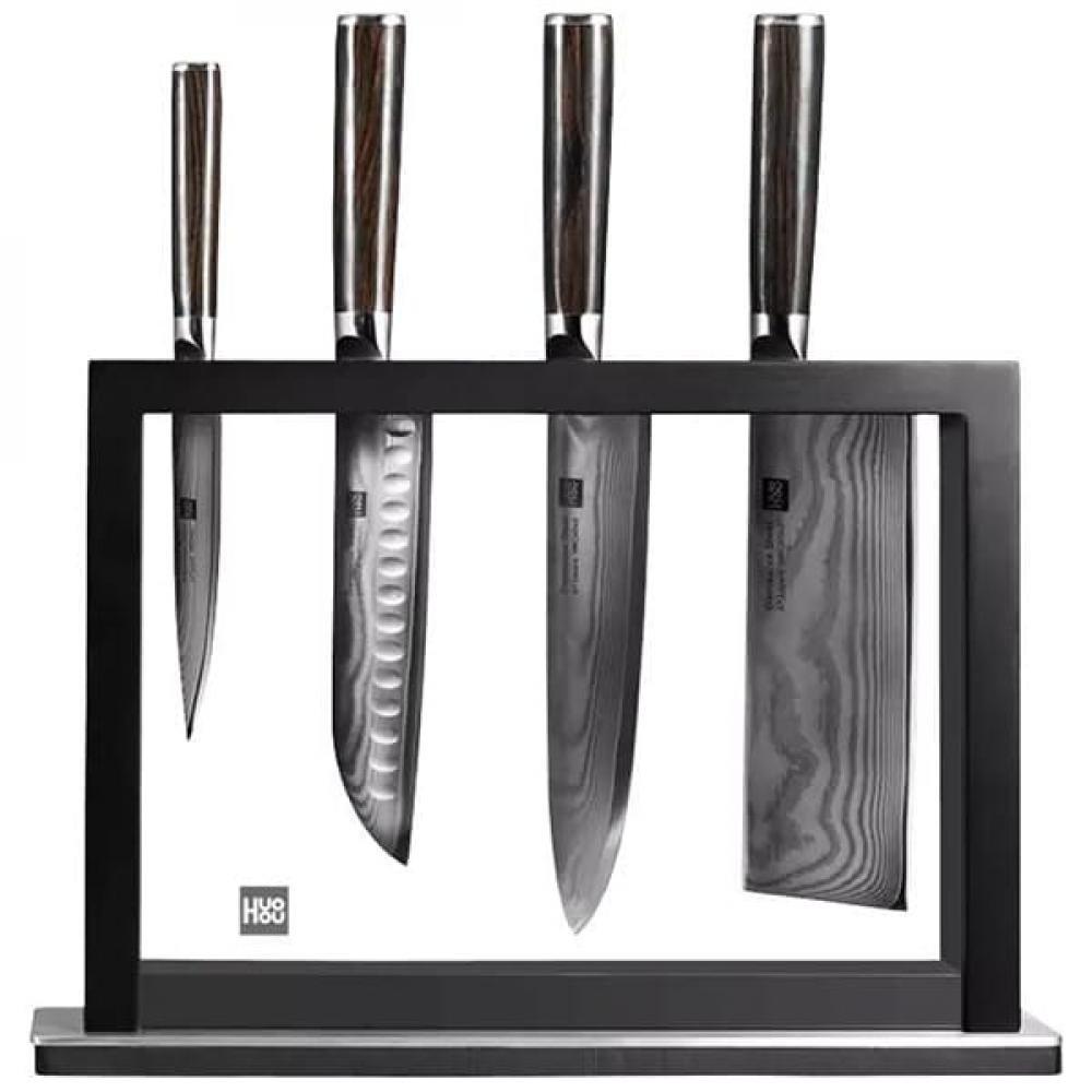 Набор кухонных ножей Xiaomi Huo Hou Damascus Kitchen Knife Set, (HU0073) - фото 1 - id-p97000044