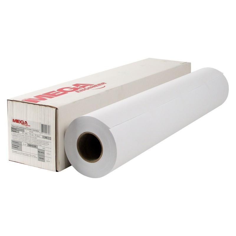 Бумага широкоформатная ProMEGA engineer 75г 841ммх175м 76мм
