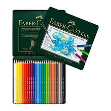 Карандаши цветные акварельные 24цв,Faber-Castell Albrecht D?rer, мет,117524