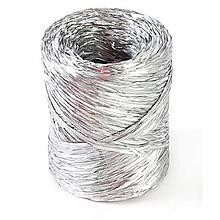 Рафия метал. серебро,200м,50065