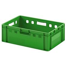 Ящик для мяса Е2(12.422.70.PE R) зеленый 600 х 400 х 200 (морозостойкий)