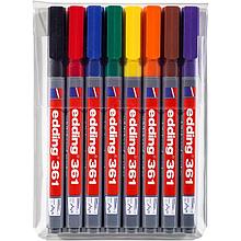 Набор маркеров для досок EDDING 361, 1 мм, 8 цветов, 8 штук в ПВХ конверте