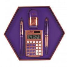 Набор подарочный канцелярский Milan Copper,фиолетовый 8740