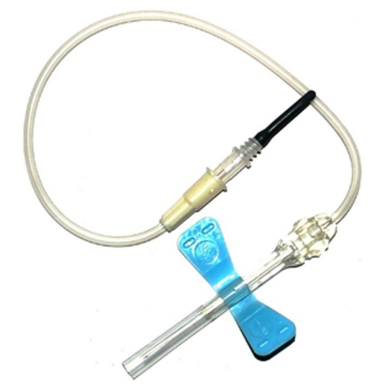 Игла-бабочка 23G 10см голуб. с луер-адапт. VACUETTE Safety 45008450шт/уп