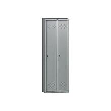 Шкаф для одежды медицинский ПРАКТИК МД LS(LE)-21 серый