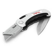 Нож универсальный VIRA RAGE складной 2в1, 19мм (831112)