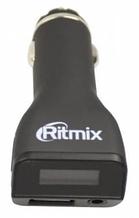 Автомобильный FM-модулятор Ritmix FMT-A740 черный USB (15118200)