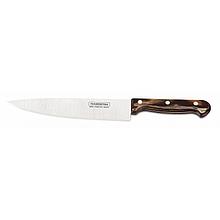 Нож шеф-повара 20 см, с деревянной ручкой, коричн. Polywood (И8040)