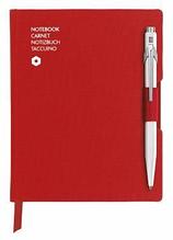 Записная книжка Carandache Office (8491.453) красный A6 192стр. в линейку в компл.:ручка шариковая 849 белый
