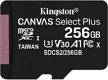 Флеш карта microSDXC 256Gb Kingston SDCS2/256GBSP Canvas Select Plus w/o adapter