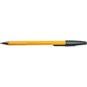 Ручка шариковая DOLCE COSTO желтый корпус, мет.наконечник, черная, 0,7 мм