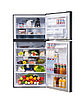 Холодильник Sharp SJXG60PMBK с верхним расположением морозильной камеры,черный, фото 2