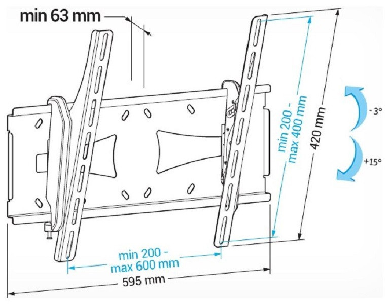 Кронштейн HOLDER PTS 4006 - фото 2 - id-p97279162