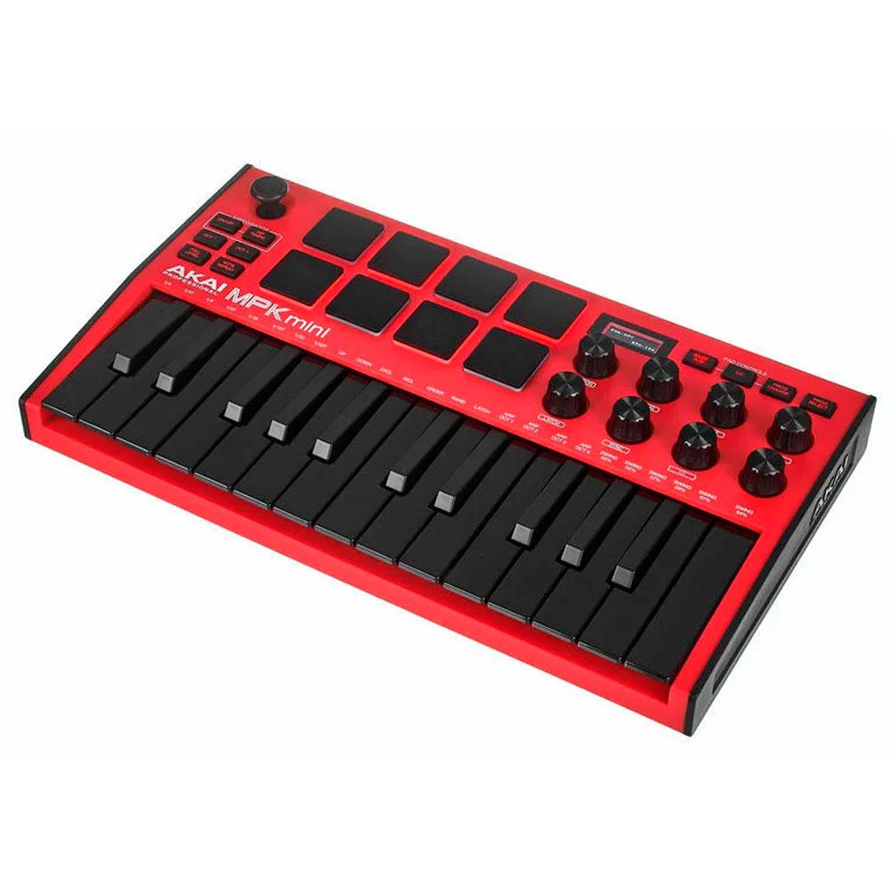 USB MIDI-клавиатура Akai Pro MPK MINI 3 RED - фото 3 - id-p97287552