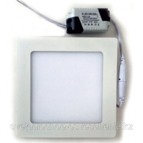Светильник LED квадратный Прага 6W 120*120*18 "Заря"/12485/, фото 1
