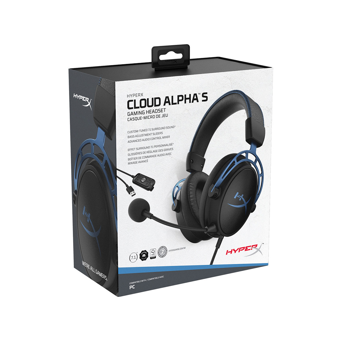 Гарнитура HyperX Cloud Alpha S HX-HSCAS-BL/WW