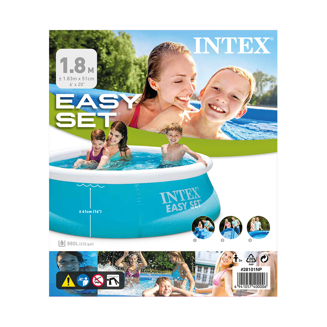 Надувной бассейн Intex 28101NP