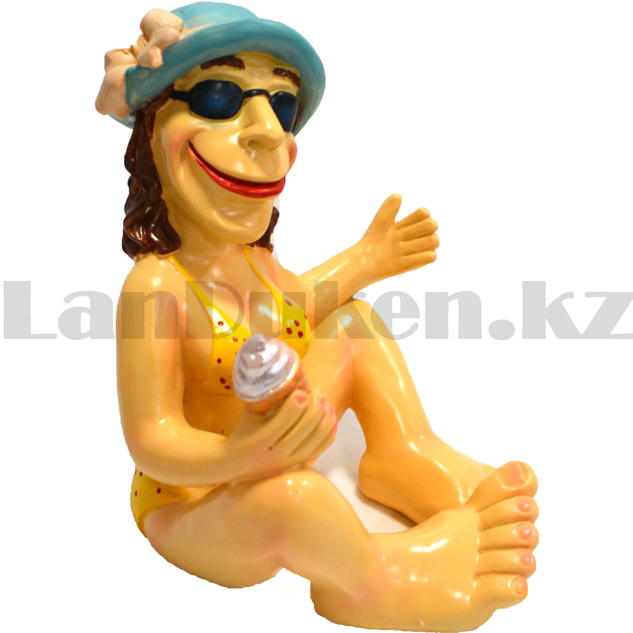 Подставка кухонная керамическая Девушка на пляже держатель для бутылок - фото 5 - id-p97301456