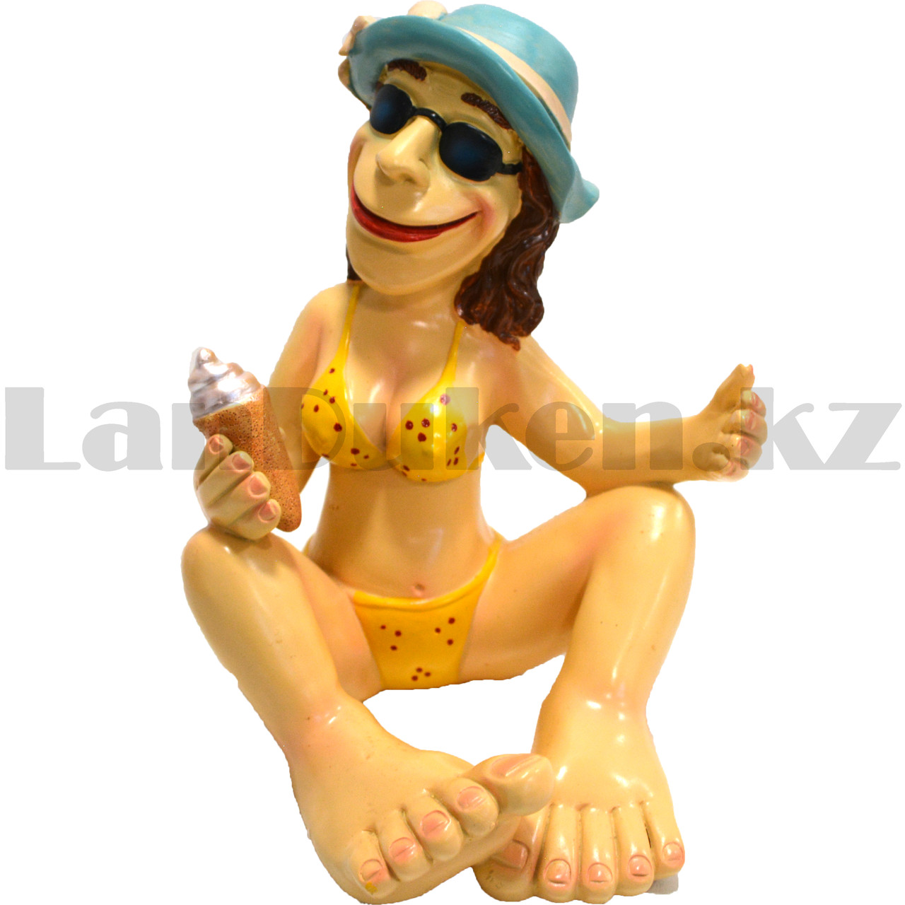 Подставка кухонная керамическая Девушка на пляже держатель для бутылок - фото 8 - id-p97301460