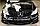 Решетка радиатора Mercedes C-class W204 2007-13 стиль AMG GT Panamericana (Черная), фото 7