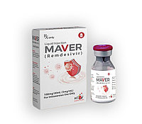 Ремдесивир, Мавер 100 мг/20 мл. Порошок для приготовления раствора для инъекций