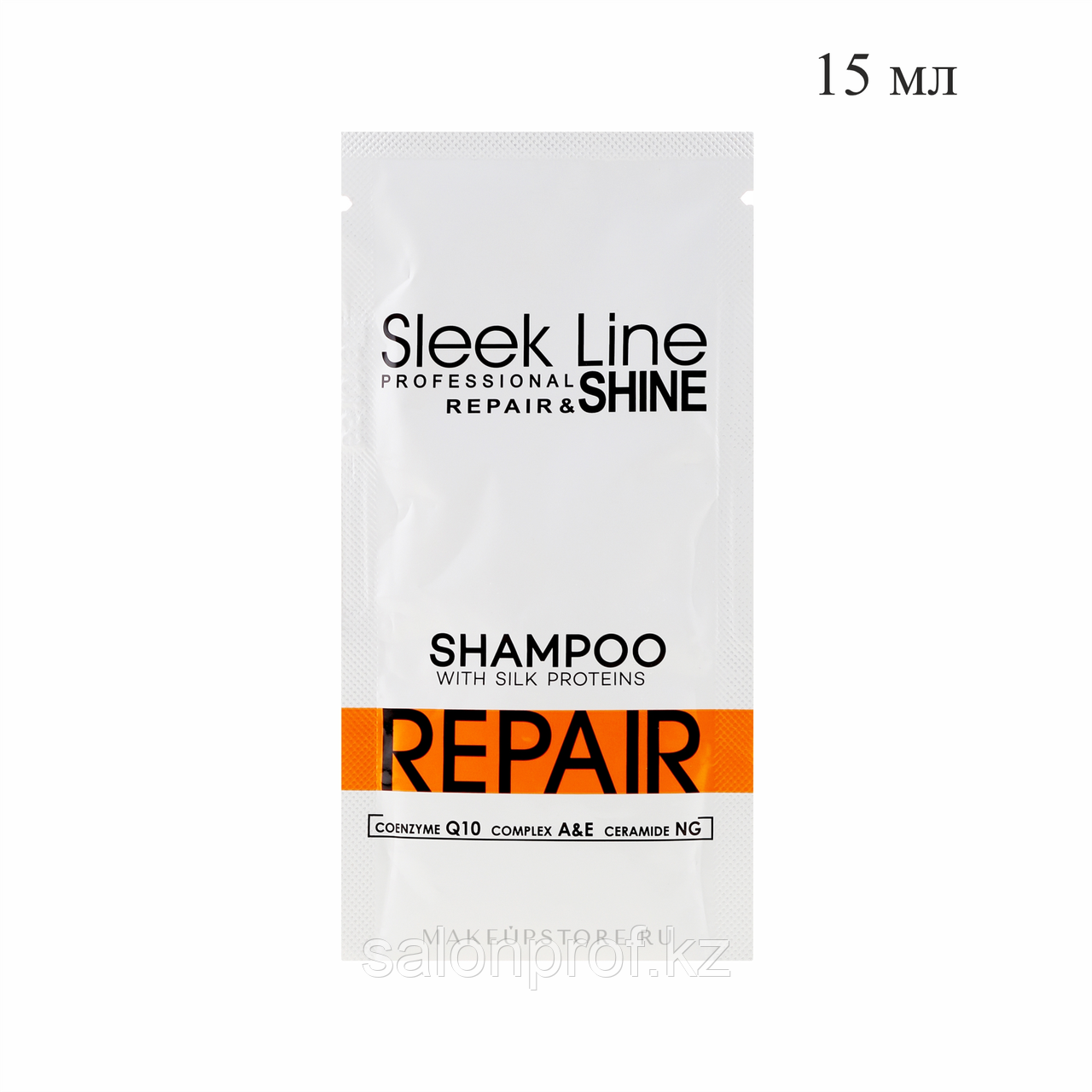 Пробник шампуня для восстановления волос с протеином шелка SLEEK LINE REPAIR 15 мл №50983/10424
