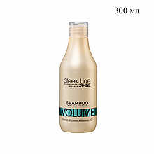 Шампунь для объема волос с протеином шелка SLEEK LINE VOLUME 300 мл №10455