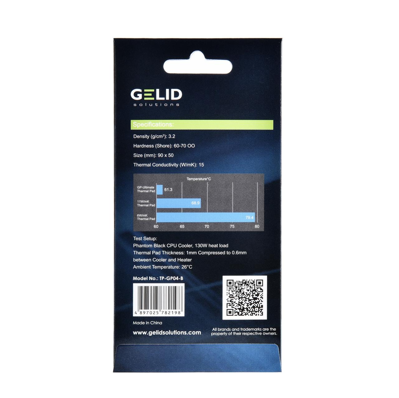 Термопрокладка GELID GP-ULTIMATE Thermal Pad 1mm 15W/mK - фото 2 - id-p84638829